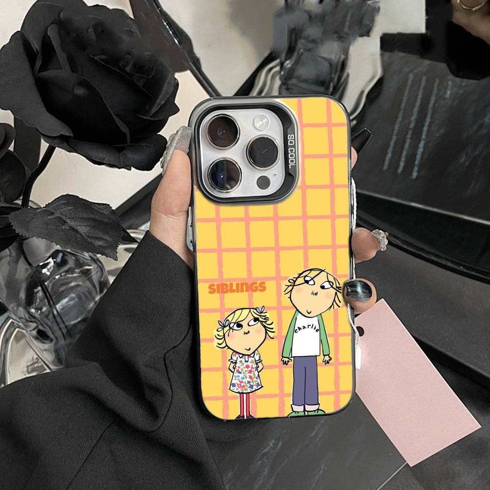 L-Cutting-Fabric Charlie and Lola Cartoon Phone Case For iPhone 17,16,15,14,13,12,Pro MAX Black Matte Shockproof Cover iPhone17air
L-Cutting-Fabric Charlie and Lola Cartoon Phone Case For iPhone 17,16,15,14,13,12,Pro MAX Black Matte Shockproof Cover iPhone17air