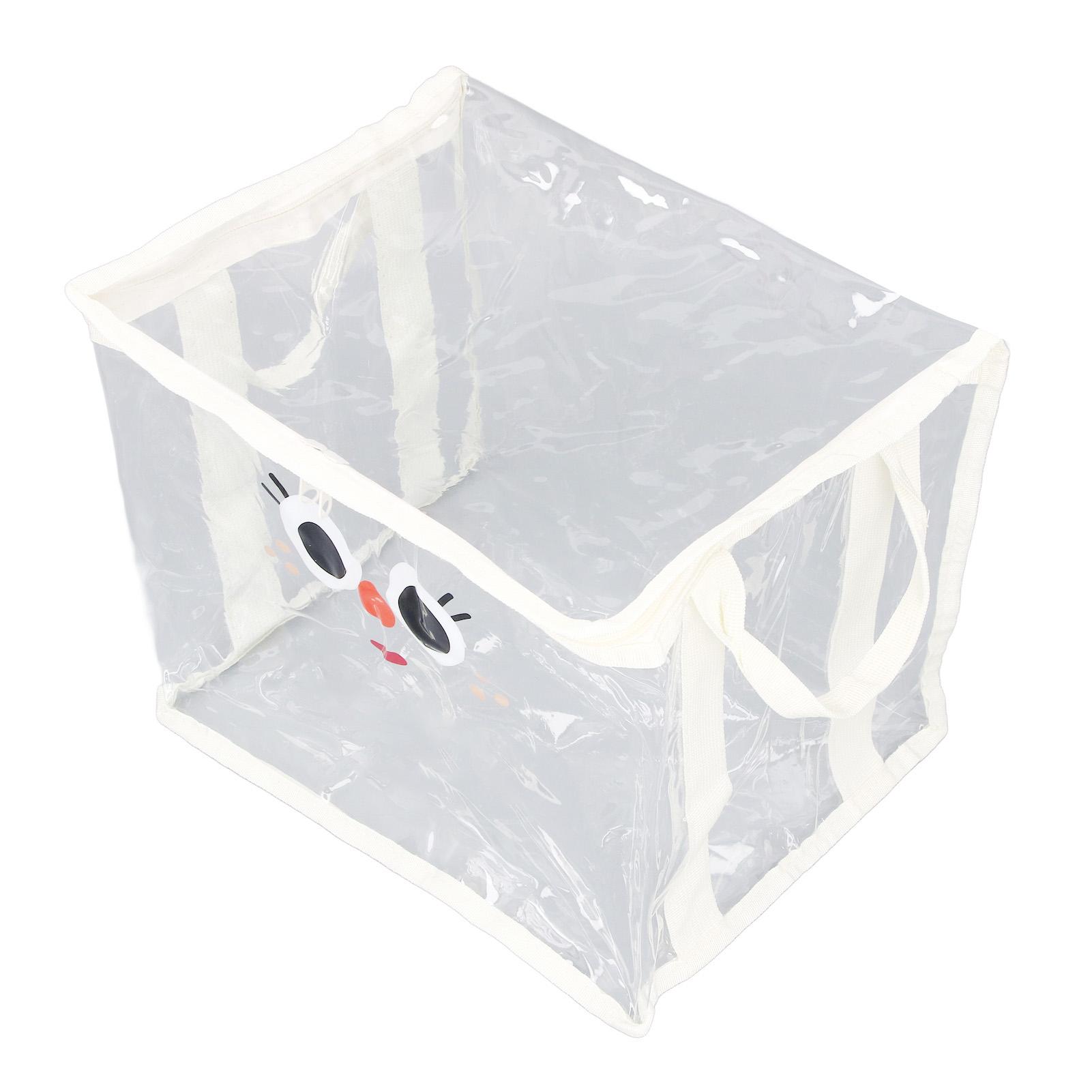 Коробка для книг ПВХ большой емкости складной прозрачный водонепроницаемый чехол для хранения книг с 2 ручками
Коробка для книг ПВХ большой емкости складной прозрачный водонепроницаемый чехол для хранения книг с 2 ручками