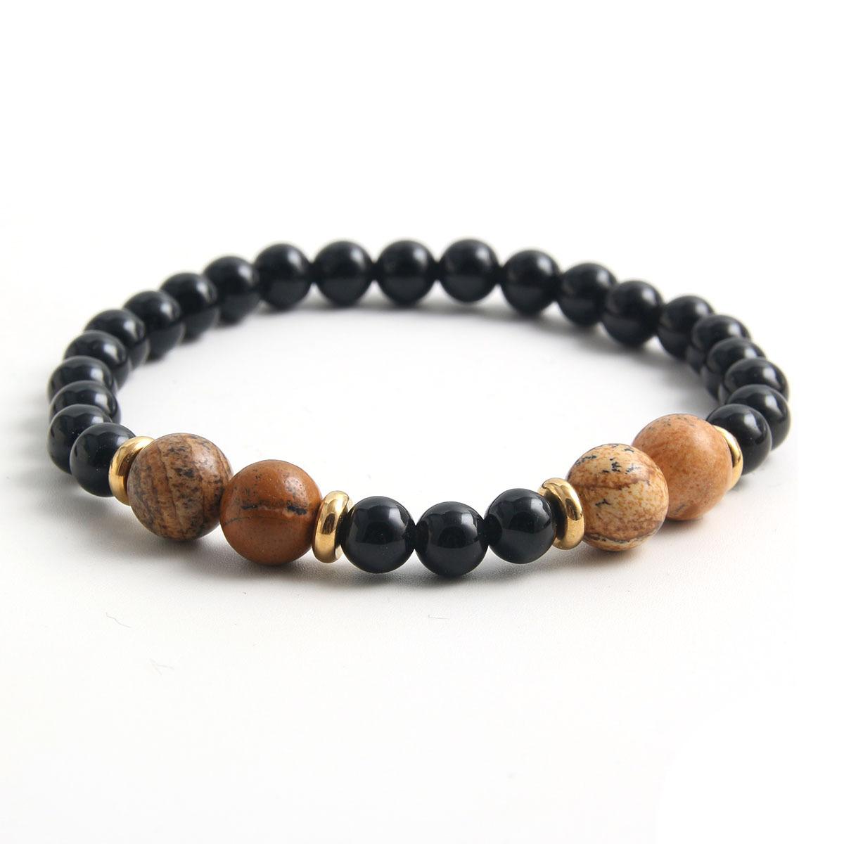 Браслет из бисера из натурального камня для женщин и мужчин, универсальная пара в стиле ретро из нержавеющей стали, бусины из натурального камня, ювелирные изделия, эластичные браслеты, браслеты, подарок
Браслет из бисера из натурального камня для женщин и мужчин, универсальная пара в стиле ретро из нержавеющей стали, бусины из натурального камня, ювелирные изделия, эластичные браслеты, браслеты, подарок