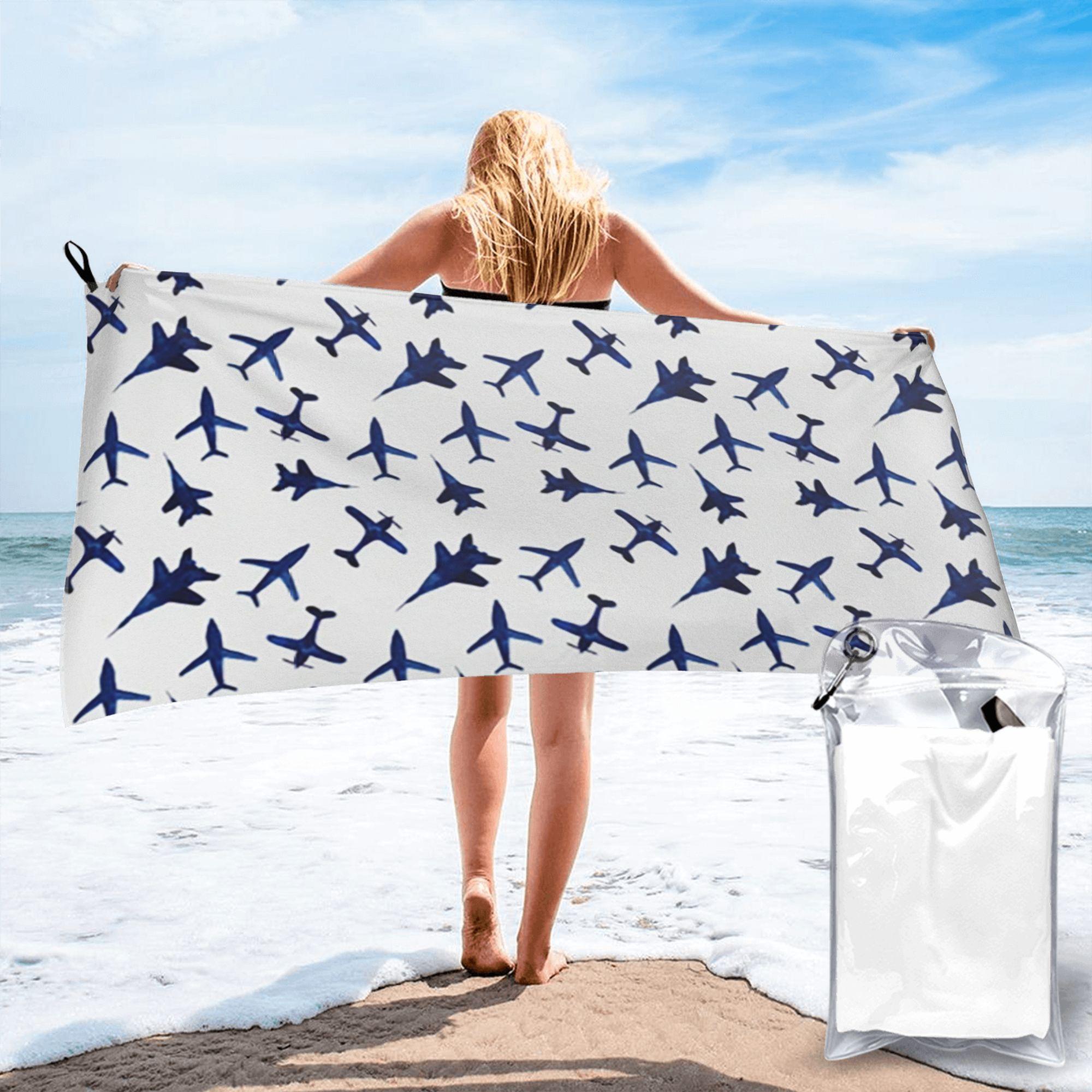 Random Airplanes Pattern Aviation Fighter Pilot Beach Towel Soft Microfiber Quick Dry Absorbent Quick Towels For Bath W30*H60(CM)
Random Airplanes Pattern Aviation Fighter Pilot Beach Towel Soft Microfiber Quick Dry Absorbent Quick Towels For Bath W30*H60(CM)