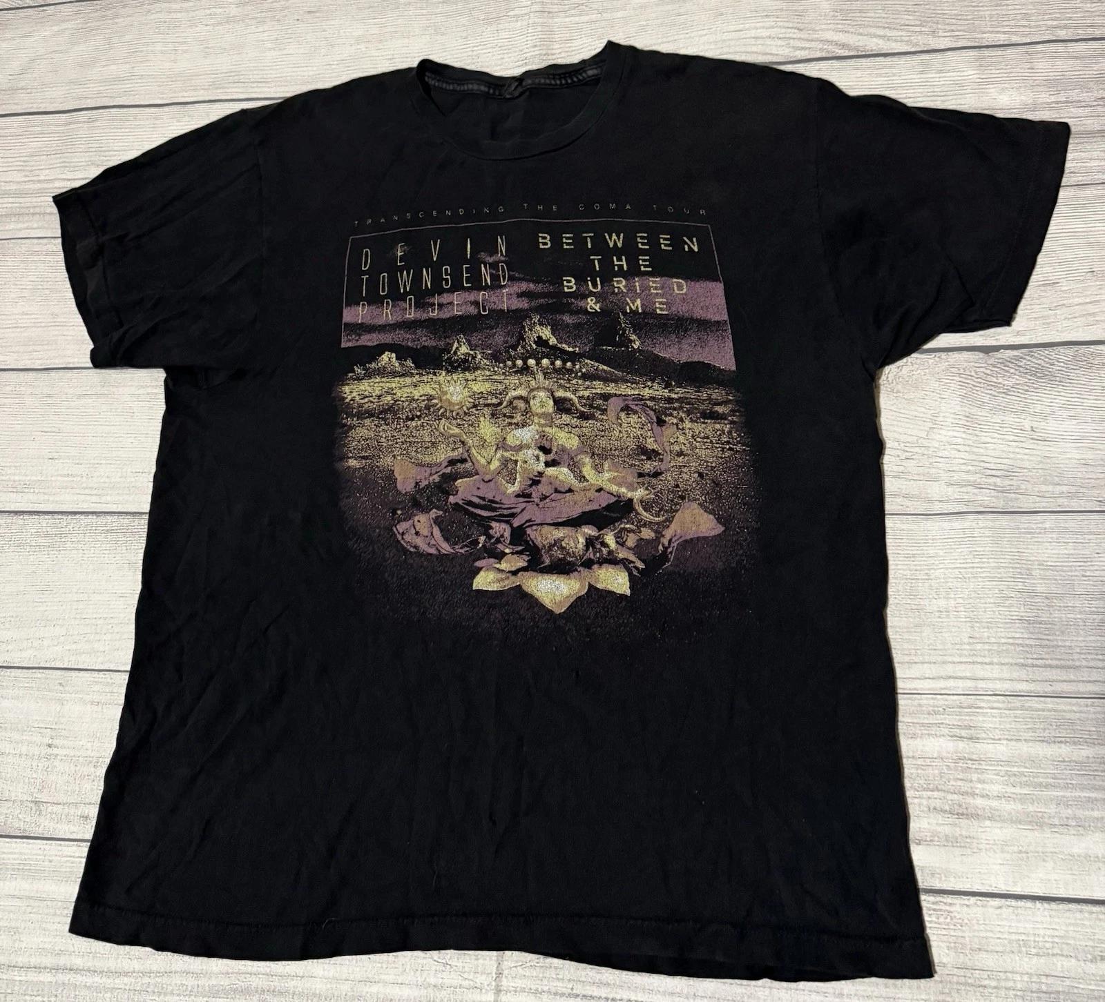 Devin Townsend Transcending Coma Tour T-Shirt Between The Buried & Me Size Large 4XL
Devin Townsend Transcending Coma Tour T-Shirt Between The Buried & Me Size Large 4XL