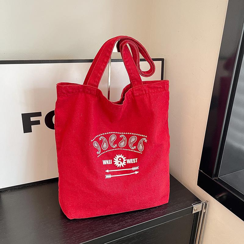 2025 літо новий великої місткості washed canvas bag ретро сумка нішева проста мода ледачий стиль сумка-тоут червоний
2025 літо новий великої місткості washed canvas bag ретро сумка нішева проста мода ледачий стиль сумка-тоут червоний