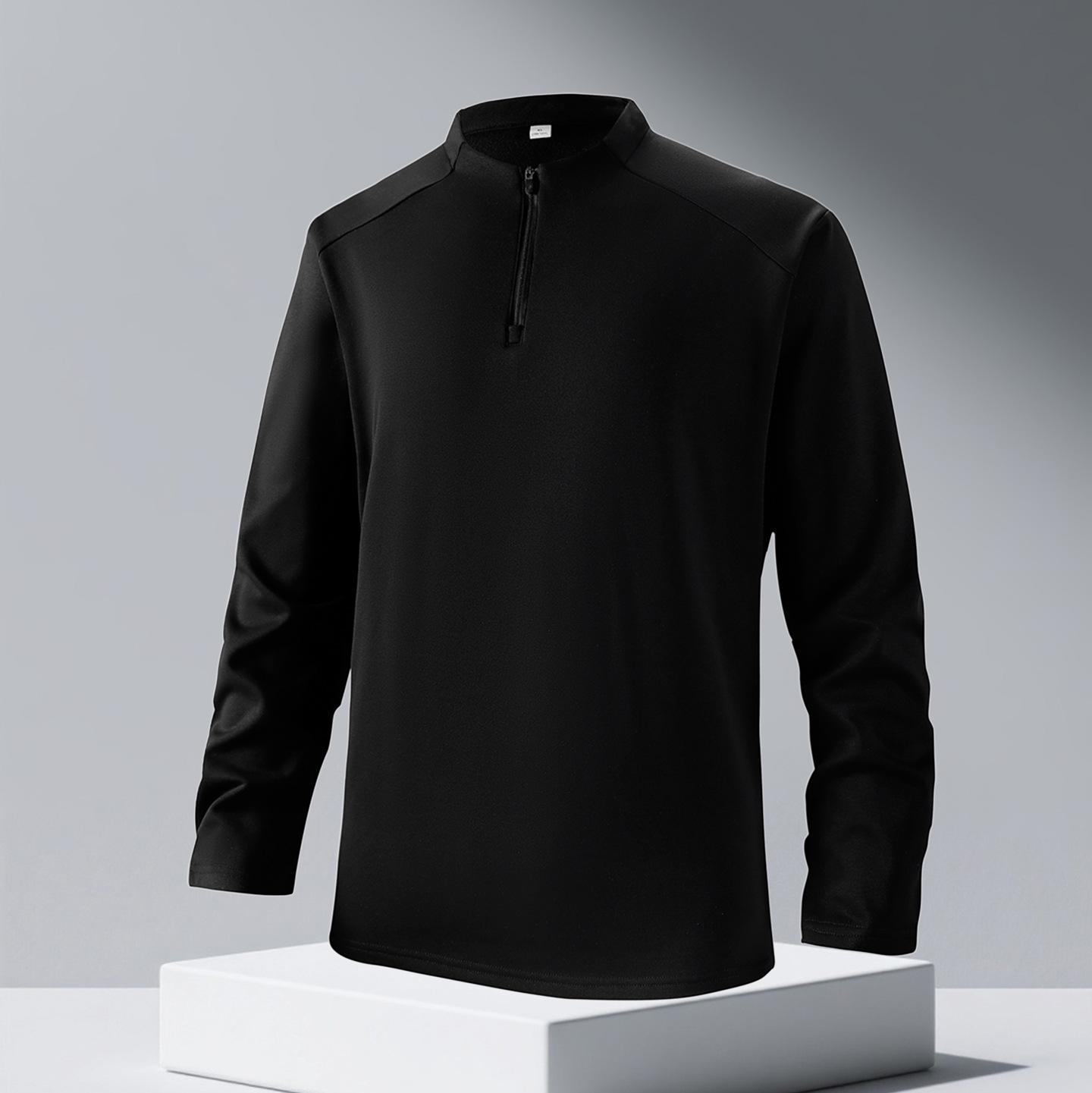 Men s Velvet Half-Zip Stand Collar Base Layer Shirt - Business Casual Autumn/Winter Long-Sleeve Warm Sweatshirt XL
Men s Velvet Half-Zip Stand Collar Base Layer Shirt - Business Casual Autumn/Winter Long-Sleeve Warm Sweatshirt XL
