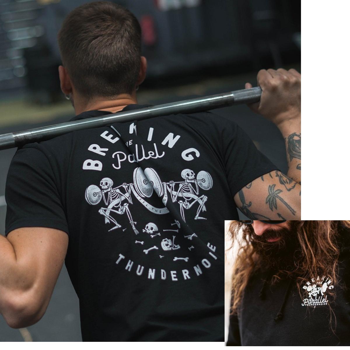 Thundernoise Breaking The Parallel Fitness Training Gym Leisure Tshirt Luxury Brand for Men and Women Top 2026 4XL
Thundernoise Breaking The Parallel Fitness Training Gym Leisure Tshirt Luxury Brand for Men and Women Top 2026 4XL