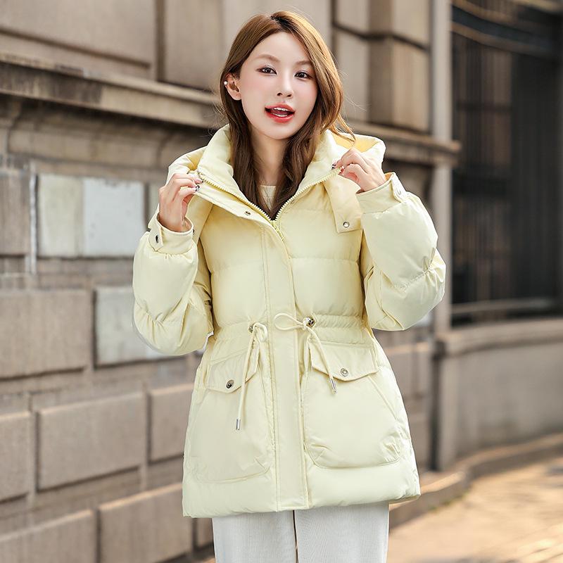 Женский зимний пуховик 2025 года приталенного силуэта средней длины для миниатюрных - пух белой утки Small жёлтый
Женский зимний пуховик 2025 года приталенного силуэта средней длины для миниатюрных - пух белой утки Small жёлтый