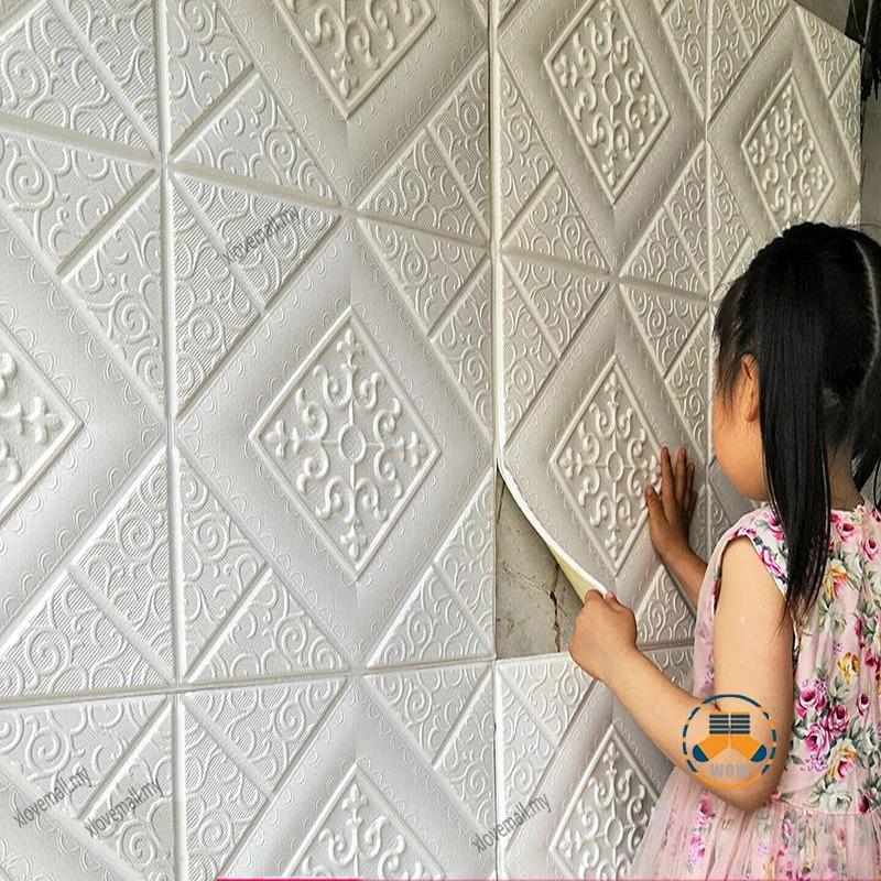 1Pcs 35*35cm Self-adhesive 3D Background Wallpaper Foam Wall Sticker Moistureproof Waterproof Living Room Decoration 1Pcs 35cmx35cm
1Pcs 35*35cm Self-adhesive 3D Background Wallpaper Foam Wall Sticker Moistureproof Waterproof Living Room Decoration 1Pcs 35cmx35cm