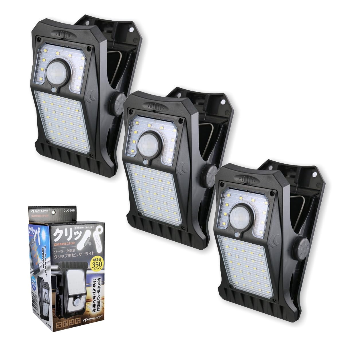 OnLord of Sensor Lights with Motion Solar Outdoor Japanese Instruction (Set 3) Clip-on Sensor, Powered, Waterproof, LED, Use, Manual, OL-336B
OnLord of Sensor Lights with Motion Solar Outdoor Japanese Instruction (Set 3) Clip-on Sensor, Powered, Waterproof, LED, Use, Manual, OL-336B