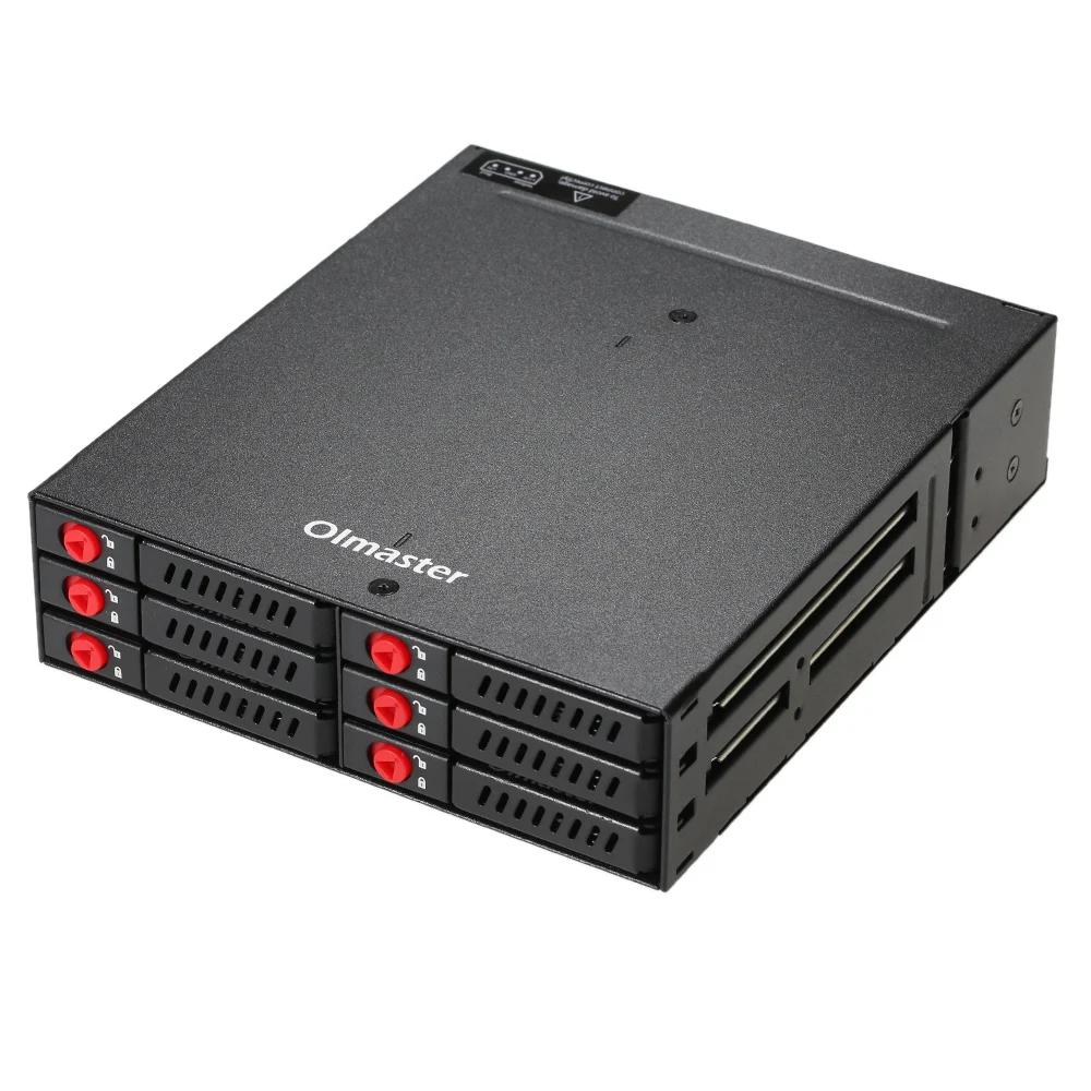 OImaster 6 Bays Mobile Backplane Support 2.5 SATA HDD SSD Hard Drive with Cooling Fan Locker Hot-swap 6Gbps Transmission чорний
OImaster 6 Bays Mobile Backplane Support 2.5 SATA HDD SSD Hard Drive with Cooling Fan Locker Hot-swap 6Gbps Transmission чорний