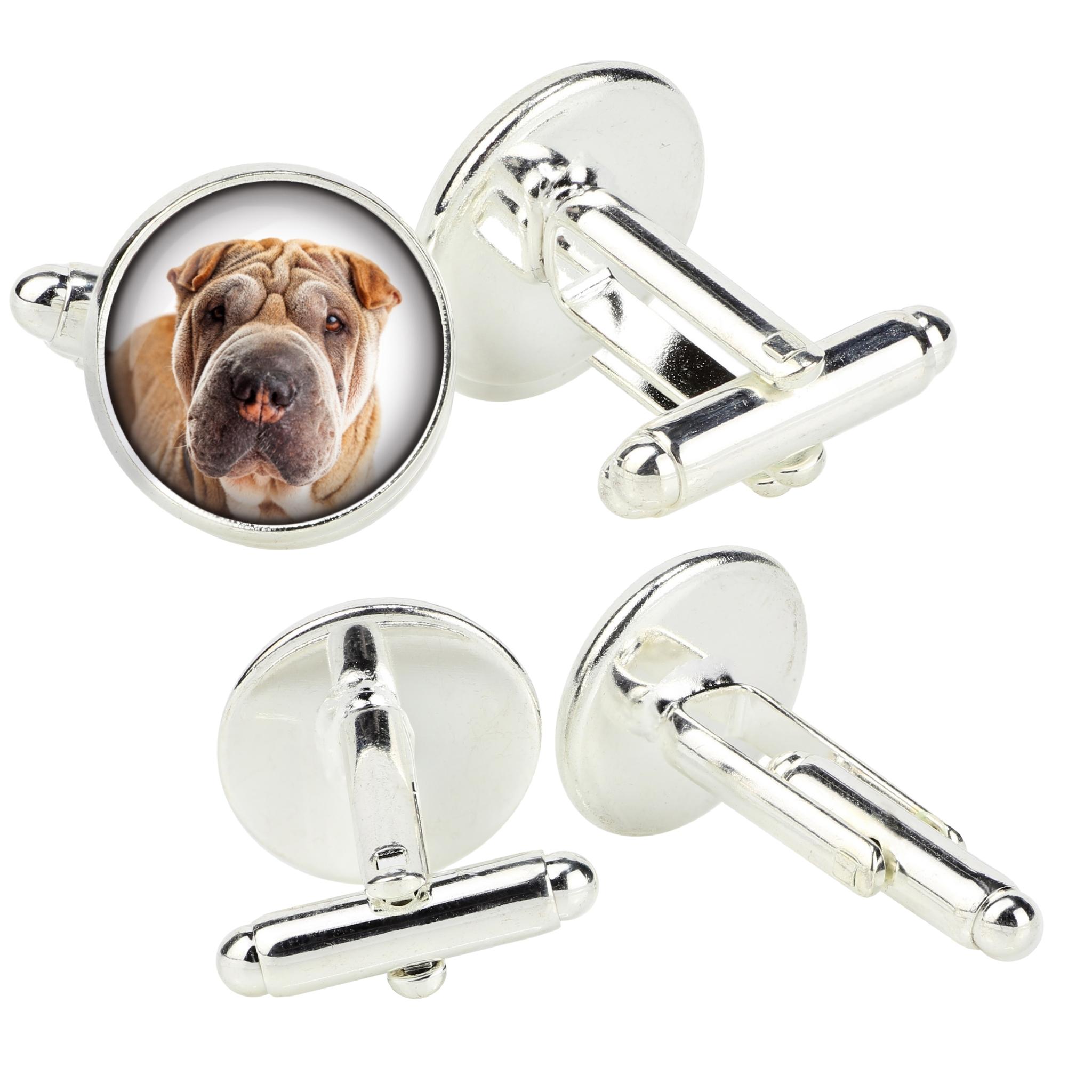 Shar Pei - cufflinks in a box, handmade jewelry, product of the Art-Dog brand срібний
Shar Pei - cufflinks in a box, handmade jewelry, product of the Art-Dog brand срібний