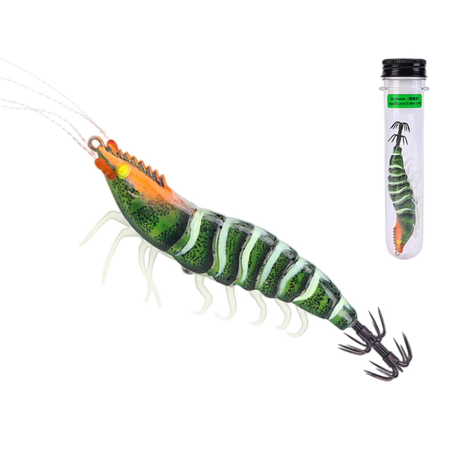 Luminous Shrimp Prawn Sleeve Jig Hooks Double-Layer Rust-Proof Slow-Sinking Sea Fishing Hard Lure for Saltwater Fishing зелёный
Luminous Shrimp Prawn Sleeve Jig Hooks Double-Layer Rust-Proof Slow-Sinking Sea Fishing Hard Lure for Saltwater Fishing зелёный