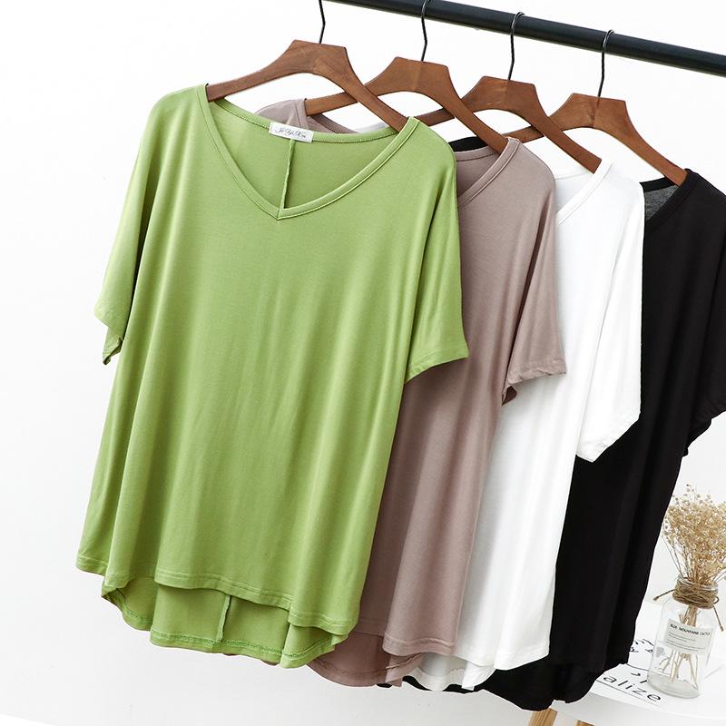 Women s Casual V-Neck Modal T-Shirt - Short Sleeve, Plus Size, Solid Color Plus Size XL
Women s Casual V-Neck Modal T-Shirt - Short Sleeve, Plus Size, Solid Color Plus Size XL