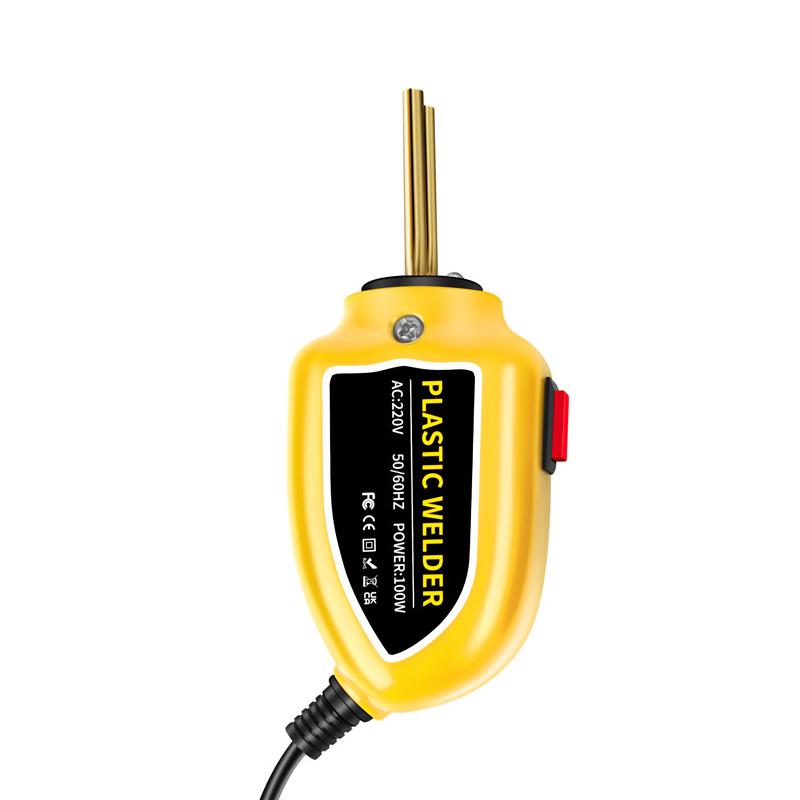 100 Вт Сварочный мини-степлер для пластика, сварочный пистолет для пластика, комплект для ремонта автомобильного бампера, инструменты AU Plug жёлтый
100 Вт Сварочный мини-степлер для пластика, сварочный пистолет для пластика, комплект для ремонта автомобильного бампера, инструменты AU Plug жёлтый