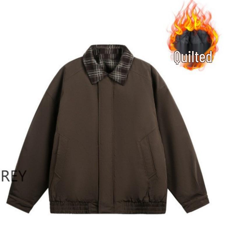 Brown Maillard Men s Trendy Short Lapel Jacket - Fake Two-Piece Spring & Autumn Style L коричневий
Brown Maillard Men s Trendy Short Lapel Jacket - Fake Two-Piece Spring & Autumn Style L коричневий