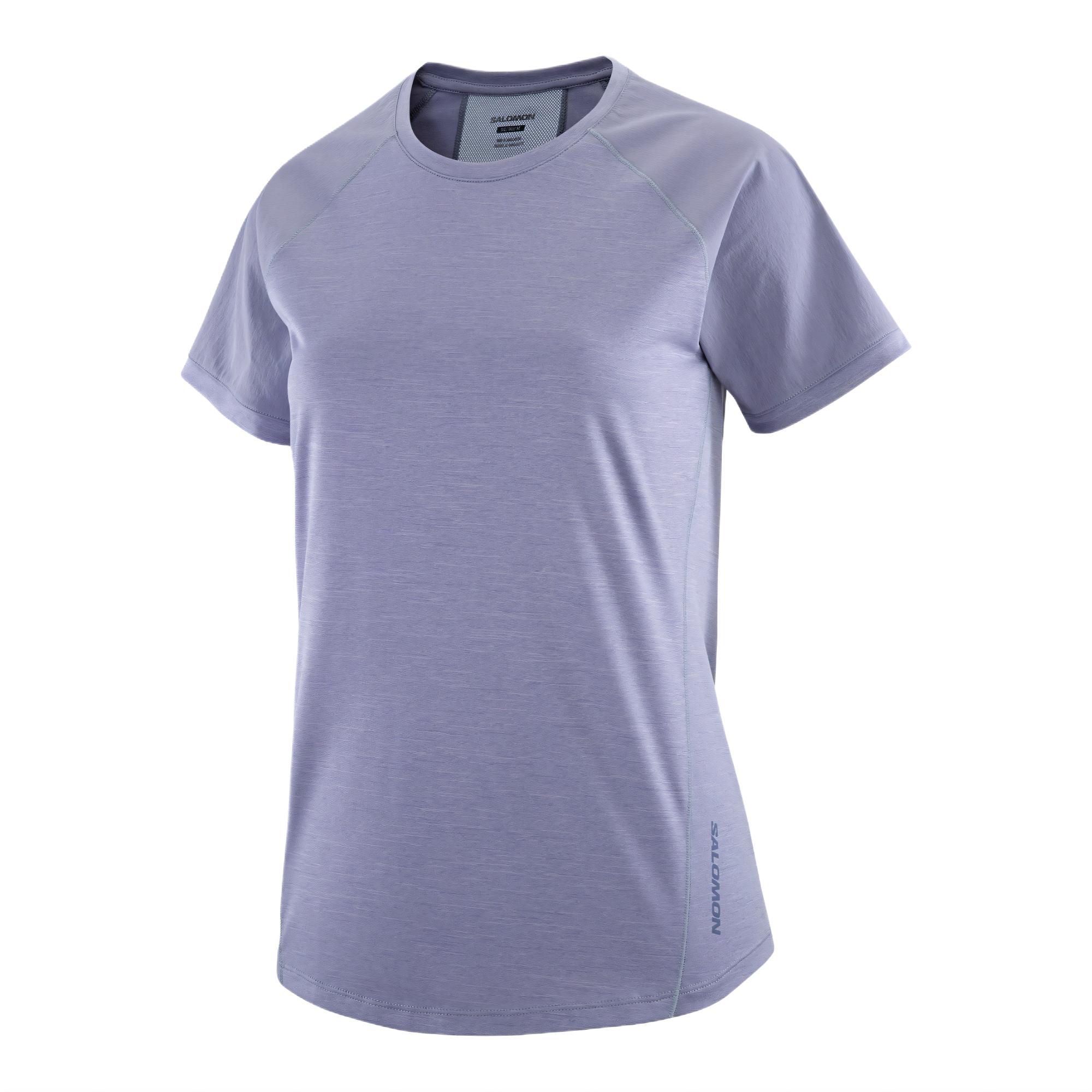 SALOMON Базовая футболка женская с круглым вырезом, однотонная, удобная, повседневная, с коротким рукавом, гранитно-синяя C24702 M
SALOMON Базовая футболка женская с круглым вырезом, однотонная, удобная, повседневная, с коротким рукавом, гранитно-синяя C24702 M