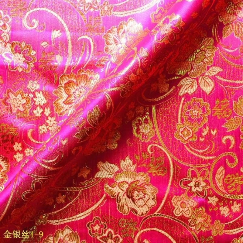 Gold Silver Thread Plant Woven Fabric Hidden Patterns Luxurious Flowers for DIY Hanfu Dress Weskit Shirts Suits 100cmx150cm
Gold Silver Thread Plant Woven Fabric Hidden Patterns Luxurious Flowers for DIY Hanfu Dress Weskit Shirts Suits 100cmx150cm