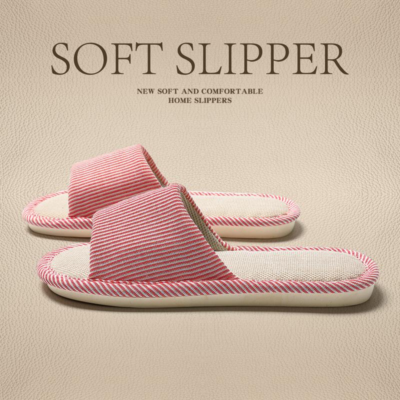 Linen slippers new summer indoor home soft bottom non-slip breathable deodorant cotton and linen slippers 38
Linen slippers new summer indoor home soft bottom non-slip breathable deodorant cotton and linen slippers 38