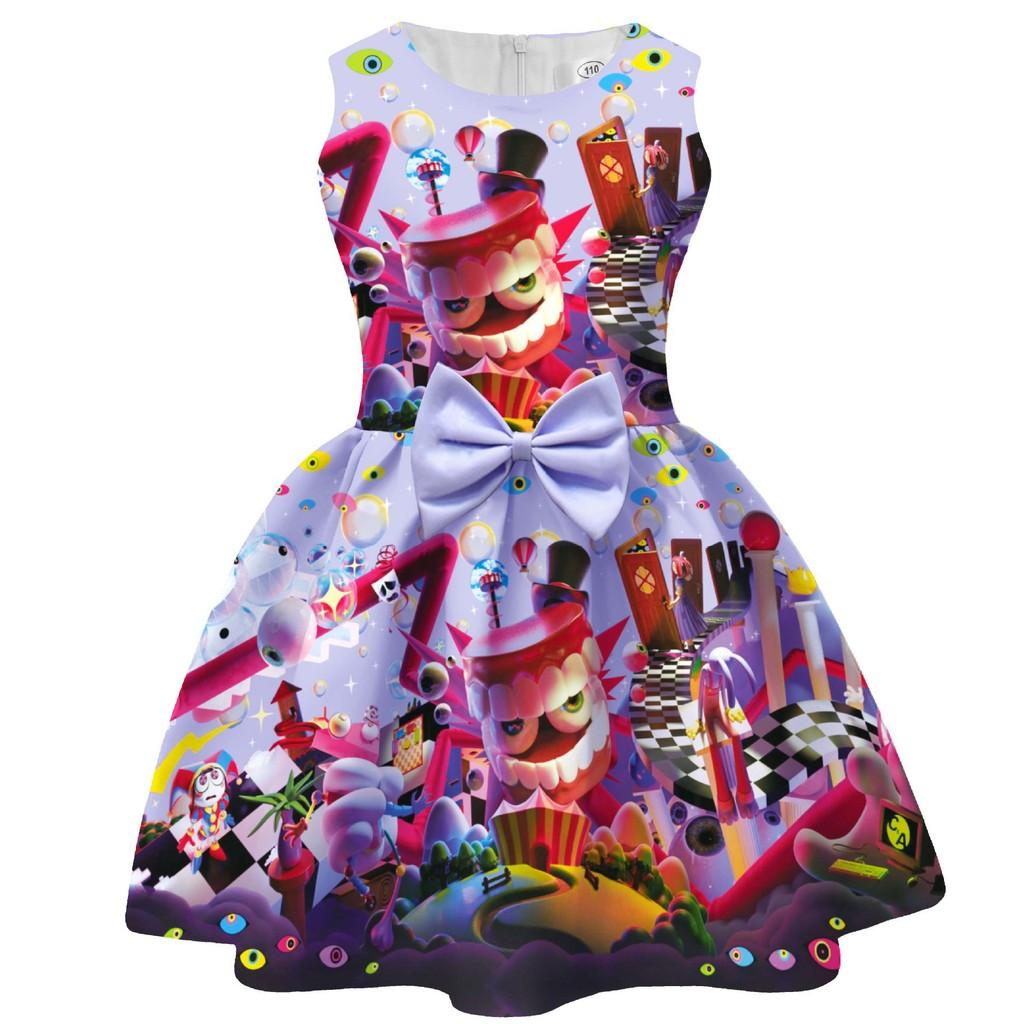 94262 Kids Girls Anime Cartoon The Amazing Digital Circus Printed Bow Sleeveless Dress 150cm фіолетовий
94262 Kids Girls Anime Cartoon The Amazing Digital Circus Printed Bow Sleeveless Dress 150cm фіолетовий
