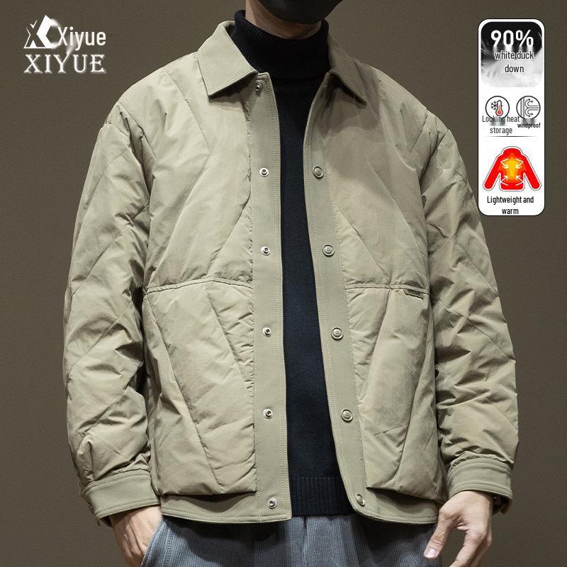 Men s 2024 Winter Lightweight White Duck Down Workwear Jacket Liner, Shirt-Style, Loose Plus Size Fit 4XL 100-110kg
Men s 2024 Winter Lightweight White Duck Down Workwear Jacket Liner, Shirt-Style, Loose Plus Size Fit 4XL 100-110kg