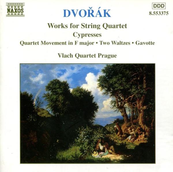CD ANTONÍN DVOŘÁK, VLACH QUARTET PRAGU - Works For String Quartet: Cypresses 8553375 Naxos 1998 Europe Classical Used
CD ANTONÍN DVOŘÁK, VLACH QUARTET PRAGU - Works For String Quartet: Cypresses 8553375 Naxos 1998 Europe Classical Used