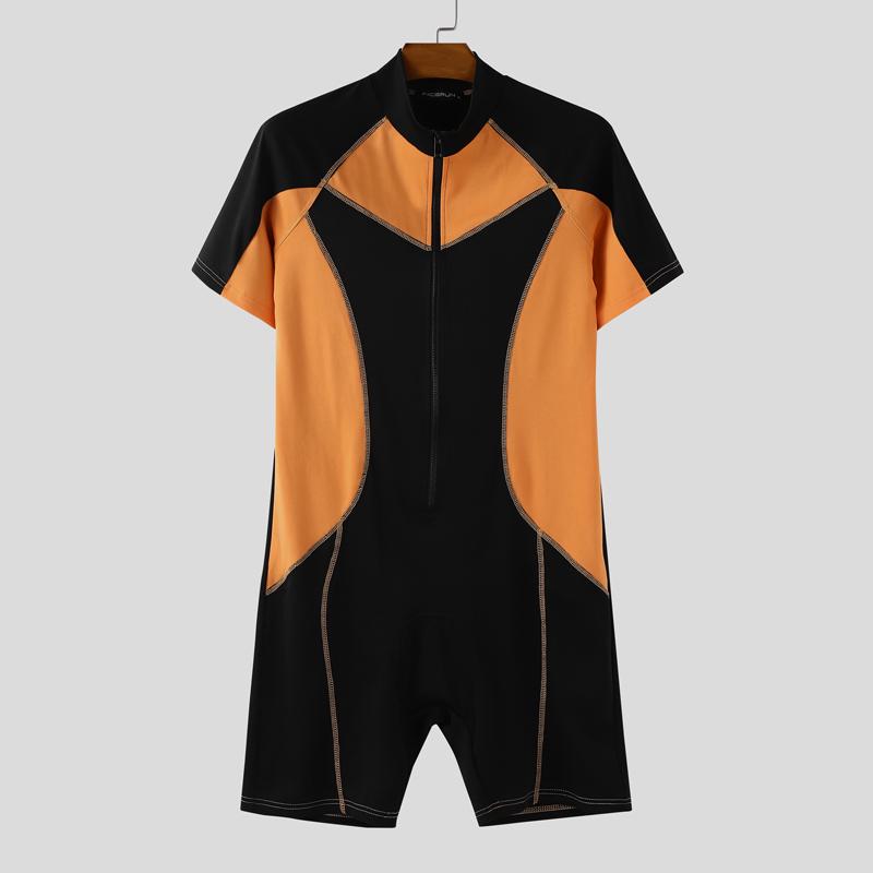 INCERUN Мужские комбинезоны с молнией, с коротким рукавом, с вставками, облегающие, ромперы, боди, для улицы 3XL оранжевый
INCERUN Мужские комбинезоны с молнией, с коротким рукавом, с вставками, облегающие, ромперы, боди, для улицы 3XL оранжевый