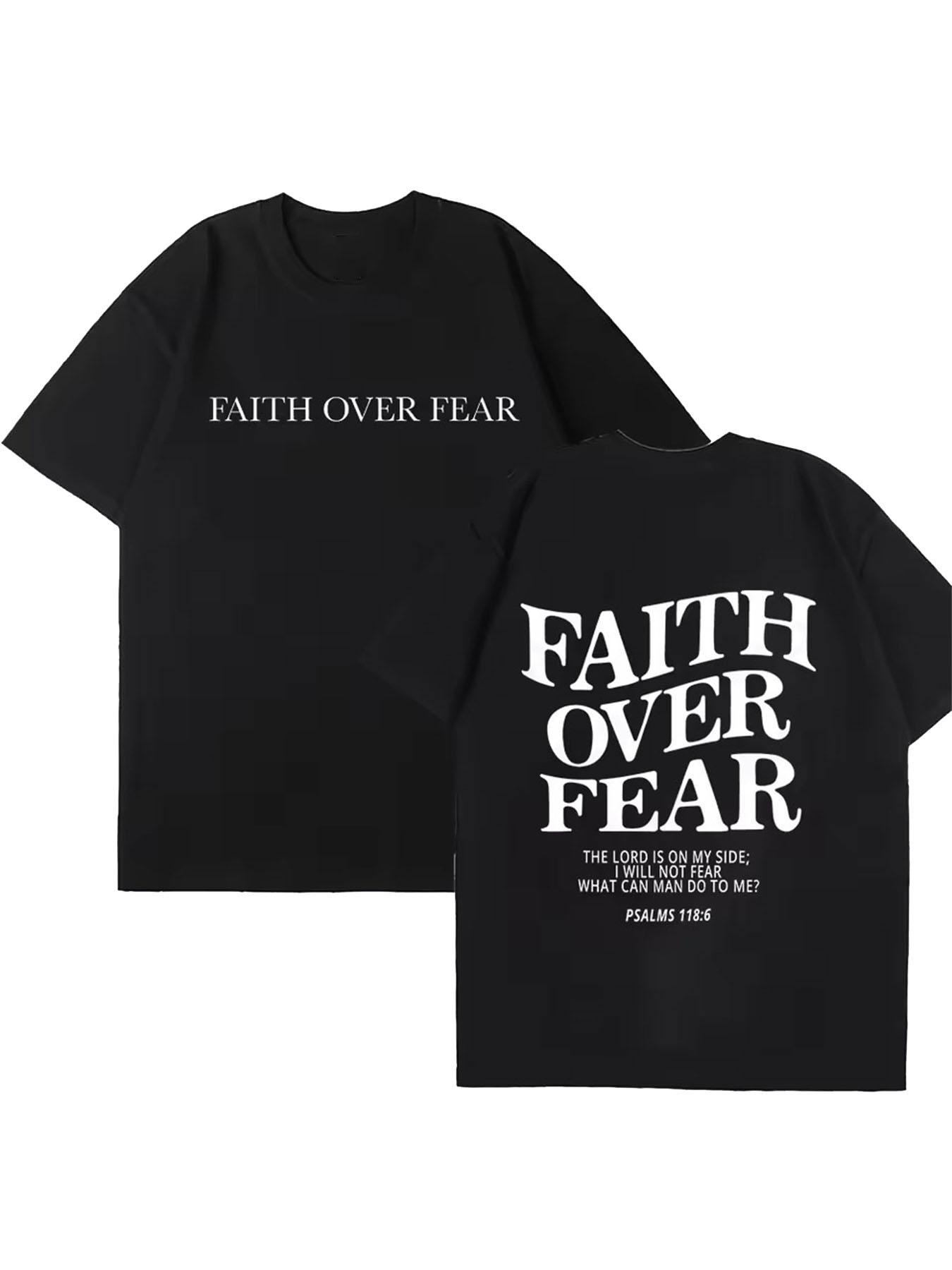 Faith Over Fear Christian WOMEN T-shirts Christian Clothes Jesus Fashion Trendy T-shirts Bible Verse Sportwear Aesthetic Clothes 4XL
Faith Over Fear Christian WOMEN T-shirts Christian Clothes Jesus Fashion Trendy T-shirts Bible Verse Sportwear Aesthetic Clothes 4XL