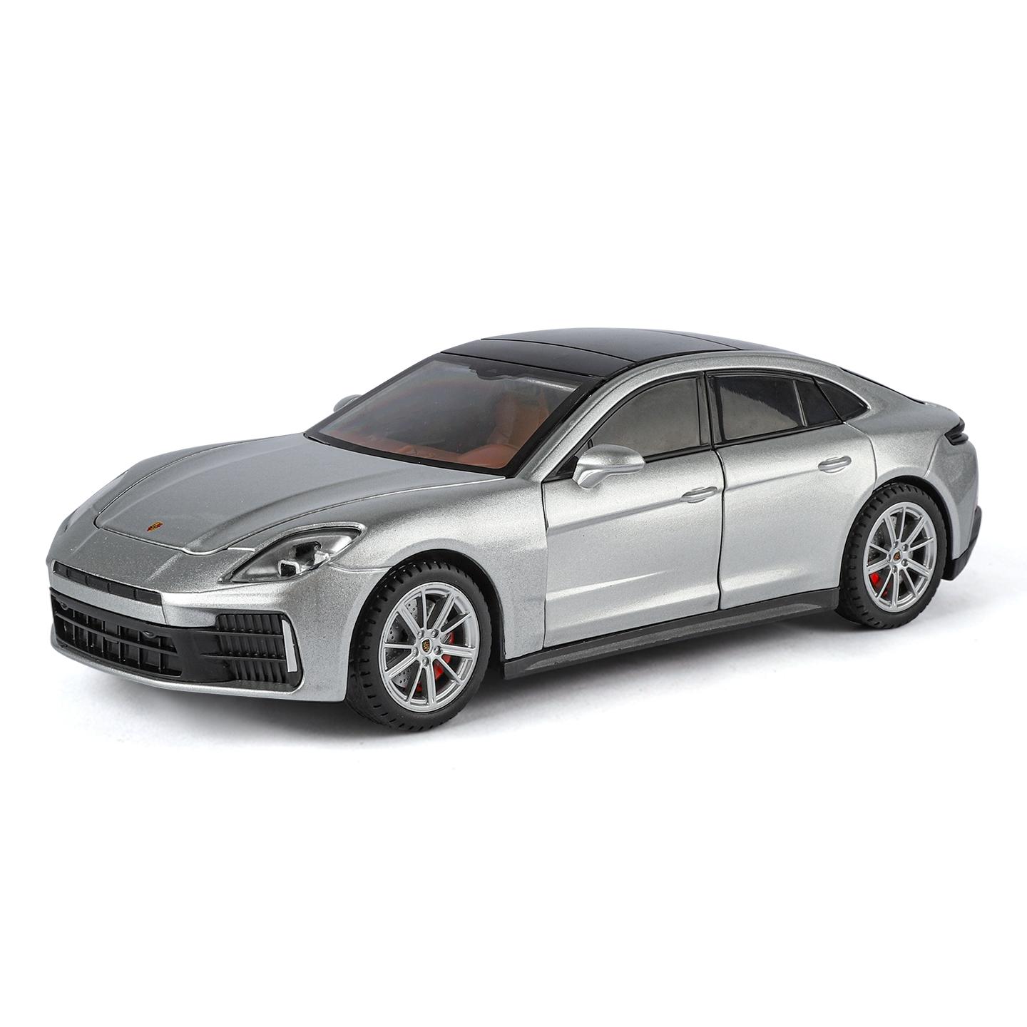 1:24 Simulate Porsche Panamera alloy car model, collect car doors that can be opened with sound and light, supercar ornaments срібний
1:24 Simulate Porsche Panamera alloy car model, collect car doors that can be opened with sound and light, supercar ornaments срібний