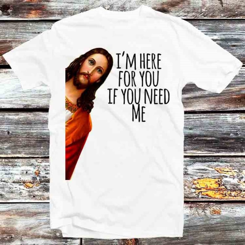 230 Gsm 100% Cotton Jesus Meme I M Here For You If You Need Me T Shirt Vintage Retro Cool Gift Mens Womens Unisex Cartoon Anime Top Tee B602 3XL білий
230 Gsm 100% Cotton Jesus Meme I M Here For You If You Need Me T Shirt Vintage Retro Cool Gift Mens Womens Unisex Cartoon Anime Top Tee B602 3XL білий