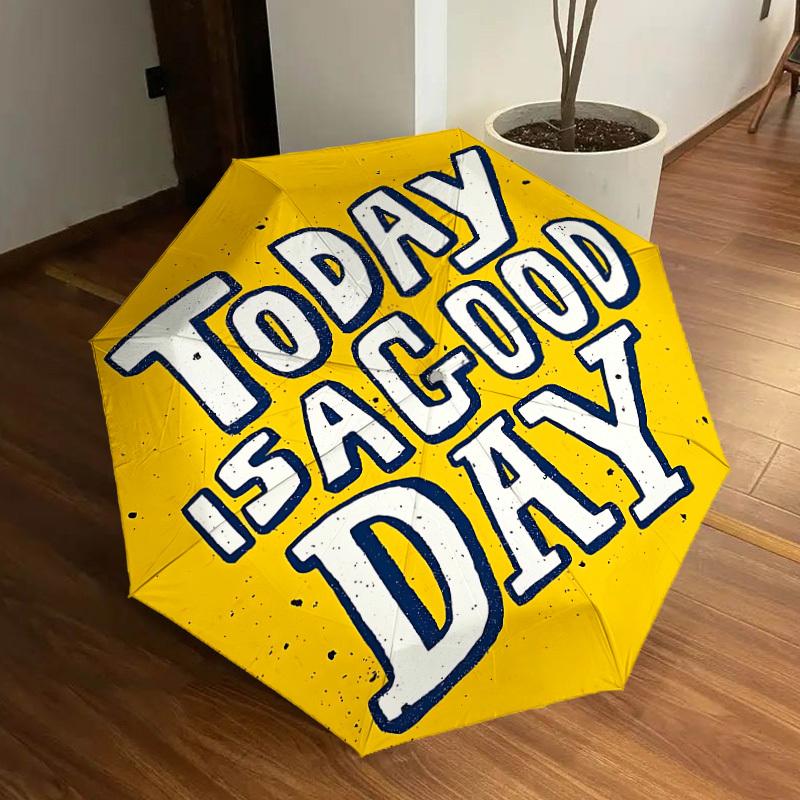 1pc Good Day Motivational Automatic Open/Close Umbrella, Formal Events - Ideal Gift for Family or Friends, Outdoor Accessory yy251211214
1pc Good Day Motivational Automatic Open/Close Umbrella, Formal Events - Ideal Gift for Family or Friends, Outdoor Accessory yy251211214
