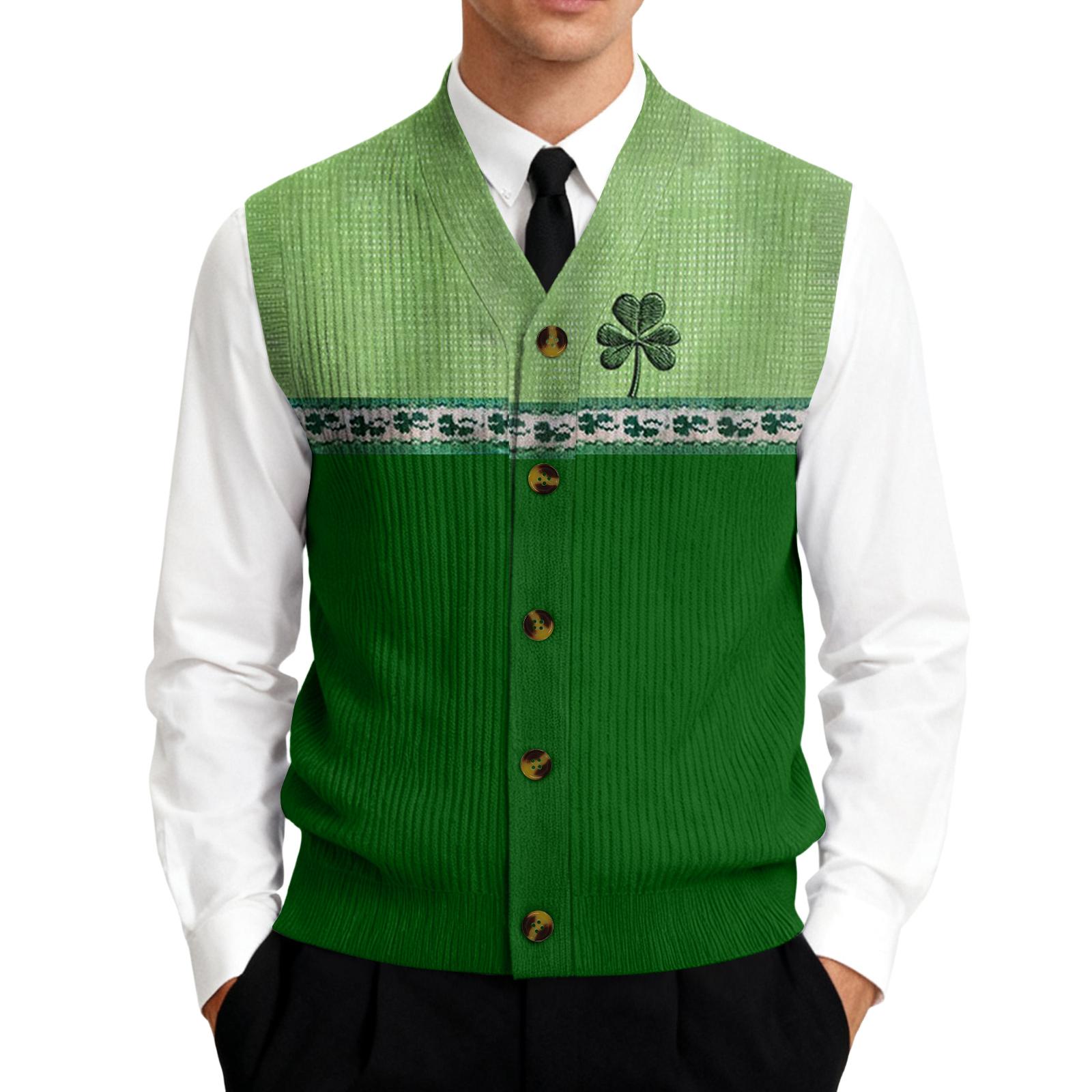 Men’s Sleeveless Button Down Vest with Print and Fabric for Formal or Casual Wear XXXL зелений
Men’s Sleeveless Button Down Vest with Print and Fabric for Formal or Casual Wear XXXL зелений