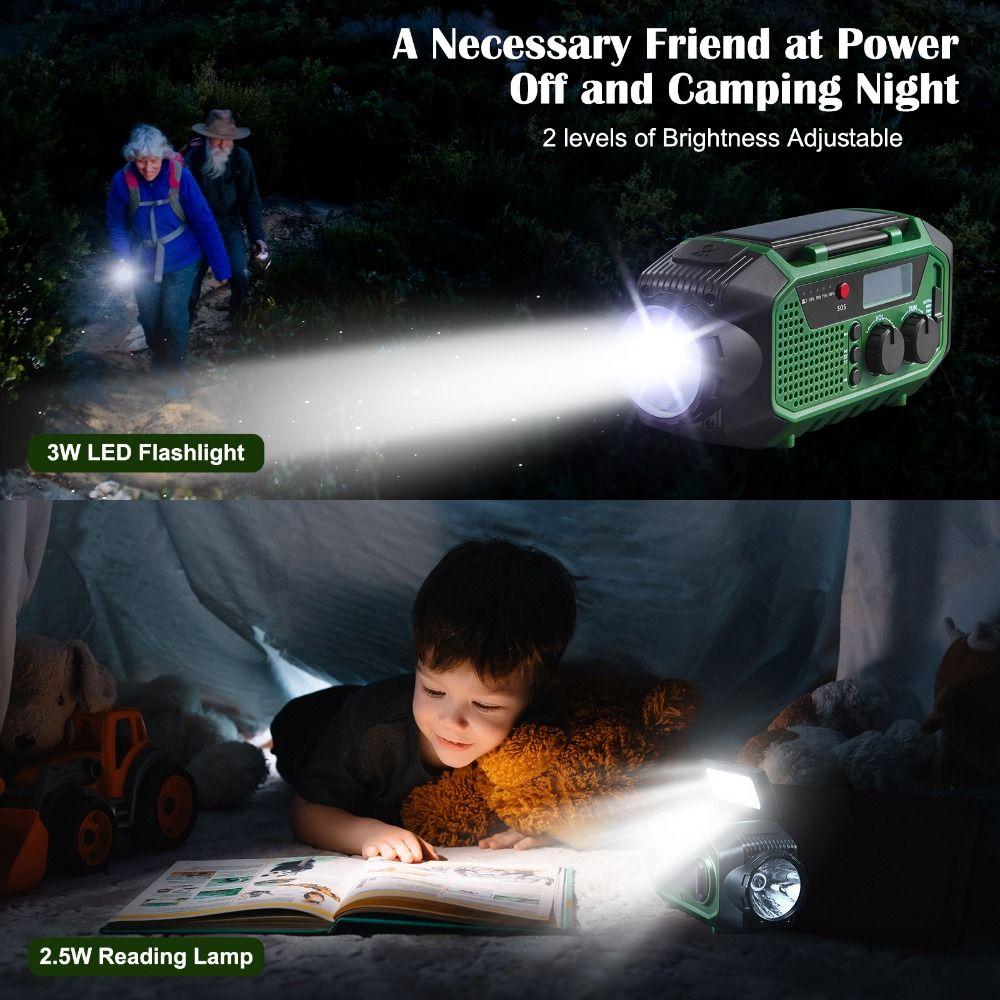 SOS Alarm Solar Power Emergency Radio with Flashlight Bluetooth Speaker Phone Charger зелений
SOS Alarm Solar Power Emergency Radio with Flashlight Bluetooth Speaker Phone Charger зелений