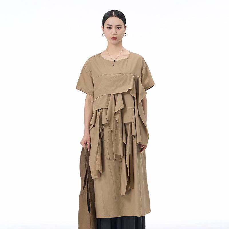 2026 Spring/Summer Women s Korean-Style Pleated Shirt Dress, Plus Size, Short Sleeve, Loose & Slimming 3636-1 One Size хаки
2026 Spring/Summer Women s Korean-Style Pleated Shirt Dress, Plus Size, Short Sleeve, Loose & Slimming 3636-1 One Size хаки