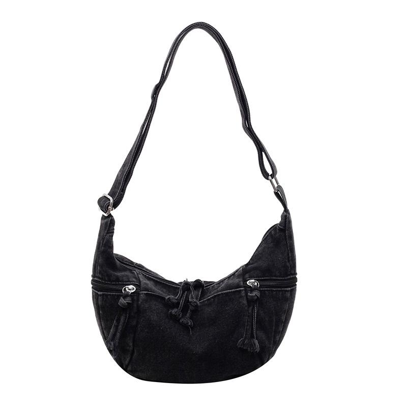 Джинсовая сумка через плечо женская сумка-тоут кроссбоди чёрный
Джинсовая сумка через плечо женская сумка-тоут кроссбоди чёрный