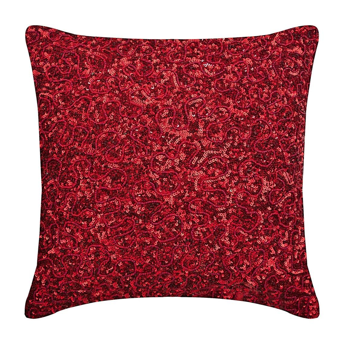 Наволочка HomeCentric Red Bling Декоративная декоративная наволочка Акцентная подушка Диван-кровать Вышитые блестками Modern Solid - Red Glitterati
Наволочка HomeCentric Red Bling Декоративная декоративная наволочка Акцентная подушка Диван-кровать Вышитые блестками Modern Solid - Red Glitterati