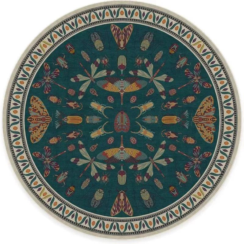 Living Room Round Rug for Bedroom Bedside Anti-Slip Floor Mat Bohemian Style Animal Plant Carpets Retro Home Decoration Rug 40x40cm
Living Room Round Rug for Bedroom Bedside Anti-Slip Floor Mat Bohemian Style Animal Plant Carpets Retro Home Decoration Rug 40x40cm