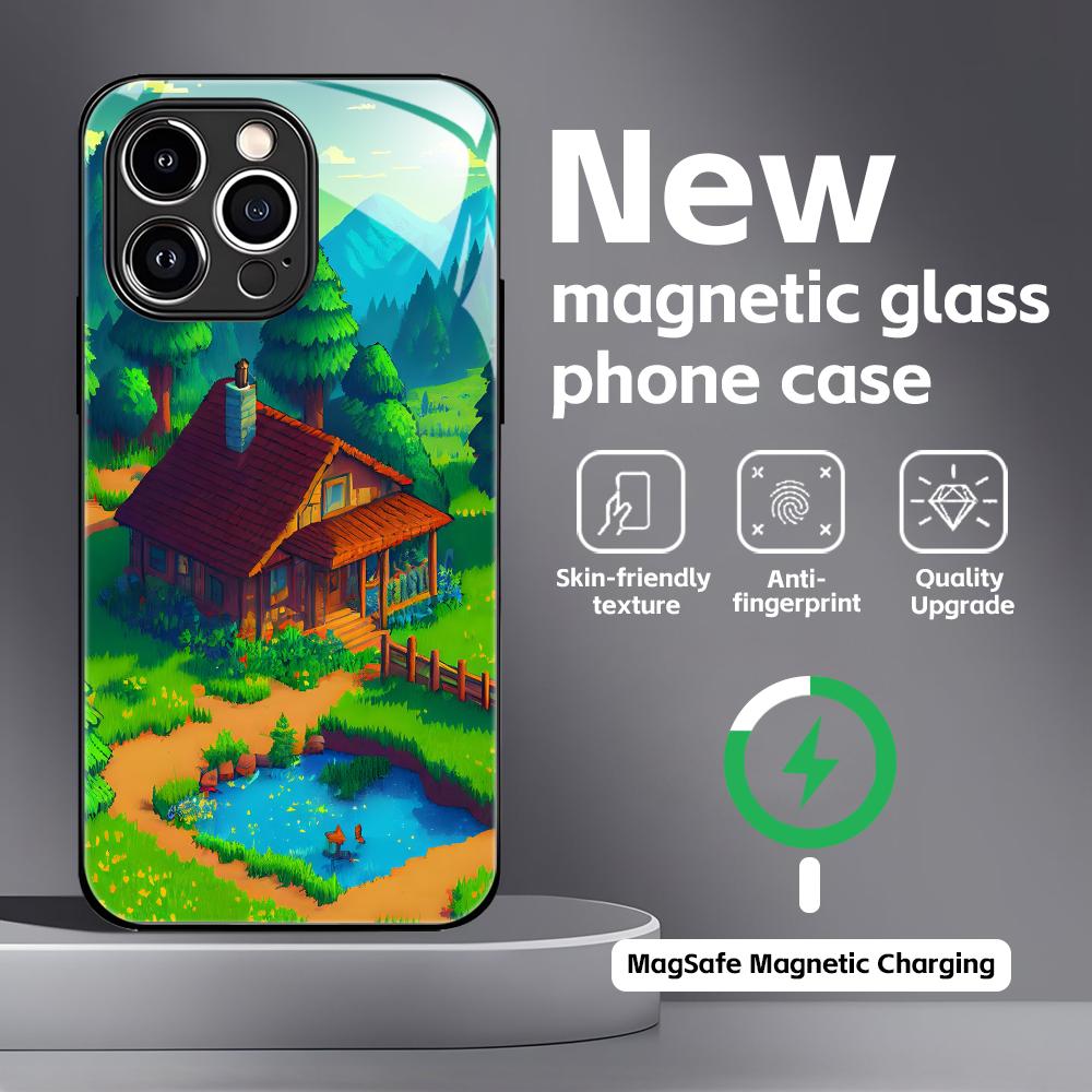 Classic game Stardew Valley Phone Case For iPhone17 16 15 14 13 12 11 X XR XS 8 Plus Mini Pro Max Glass Magnetic Case iPhone 15 Pro
Classic game Stardew Valley Phone Case For iPhone17 16 15 14 13 12 11 X XR XS 8 Plus Mini Pro Max Glass Magnetic Case iPhone 15 Pro