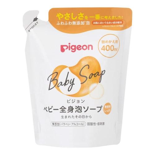 Pigeon Baby Full Body Foam Soap Moist Refill 400ml 
Pigeon Baby Full Body Foam Soap Moist Refill 400ml