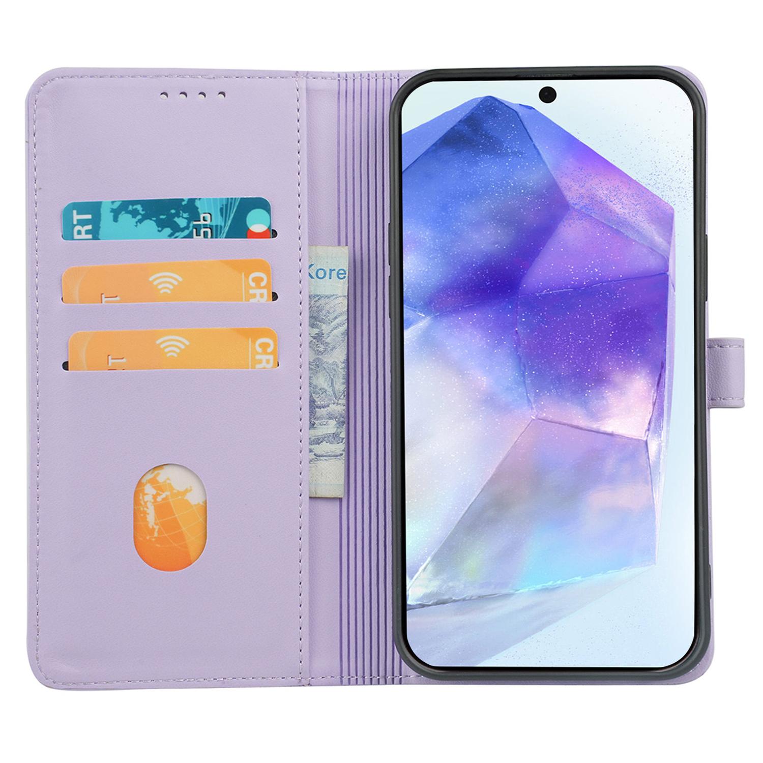 For Samsung Galaxy A06s Case Magnetic Clasp Four Leaf Clover Leather Phone Cover Green
For Samsung Galaxy A06s Case Magnetic Clasp Four Leaf Clover Leather Phone Cover Green