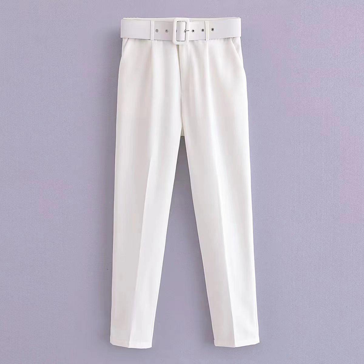 Euro-American Slim Fit Micro-Elastic Straight-Leg Nine-Point Casual Pants with Waistband Detail XXXL белый
Euro-American Slim Fit Micro-Elastic Straight-Leg Nine-Point Casual Pants with Waistband Detail XXXL белый