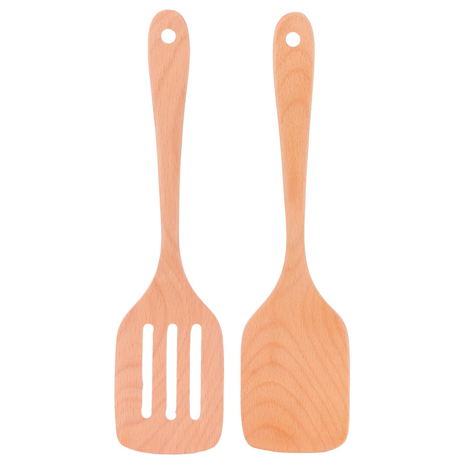 2Pcs Wooden Spatula Set Environmentally NoStick High Temperature Resistant Flat Spatula for Home
2Pcs Wooden Spatula Set Environmentally NoStick High Temperature Resistant Flat Spatula for Home