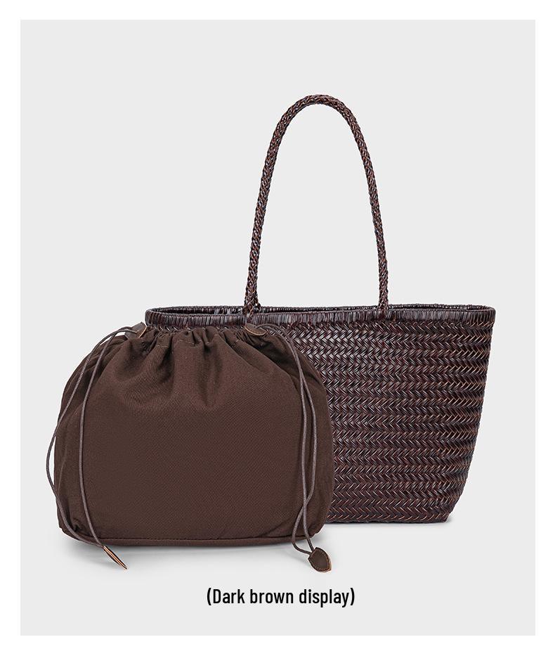 Плетеная сумка-корзина из коровьей кожи в стиле дракона: Сумка из натуральной кожи для женщин, большой вместимости, в ретро-дизайне
Плетеная сумка-корзина из коровьей кожи в стиле дракона: Сумка из натуральной кожи для женщин, большой вместимости, в ретро-дизайне