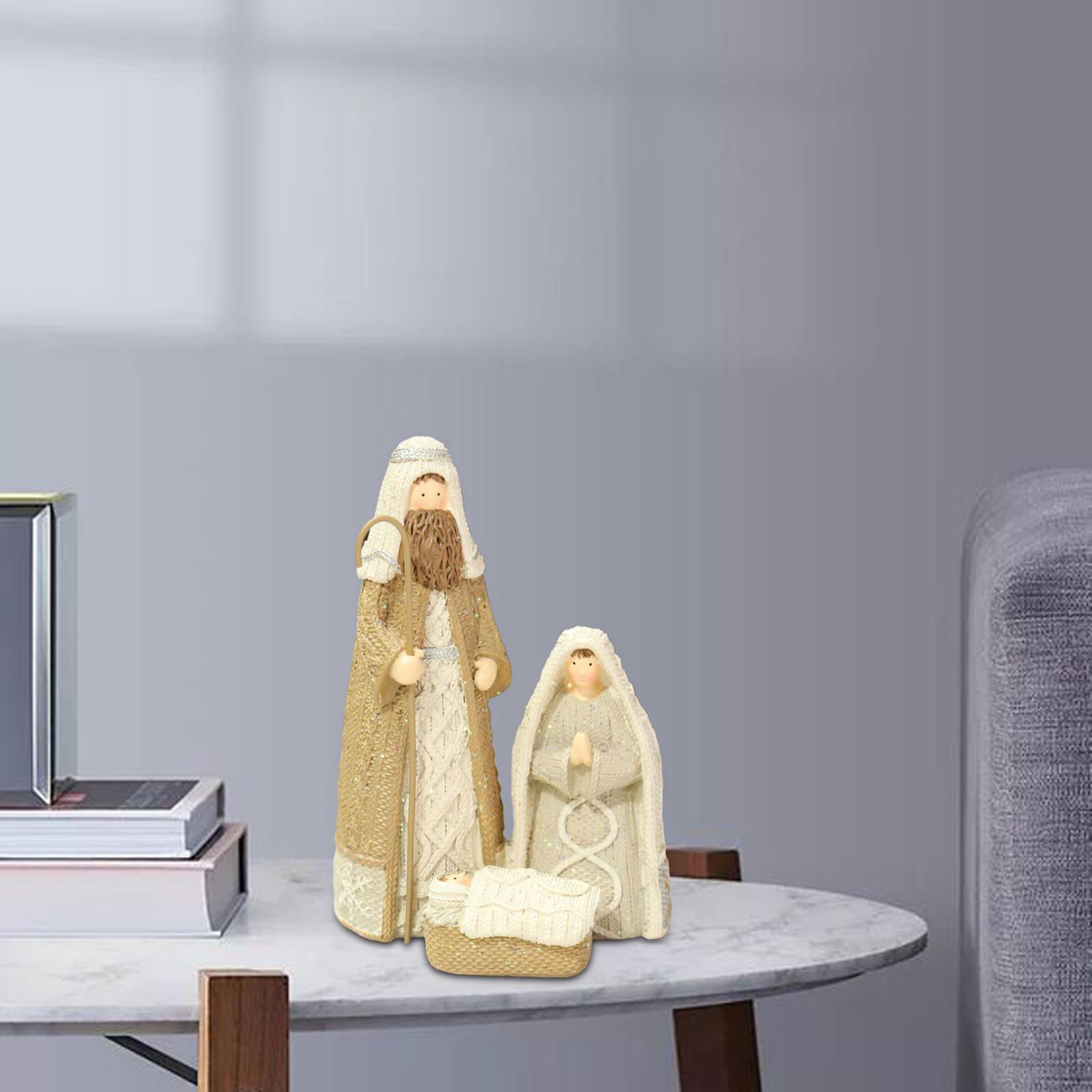 Holy Family Figurine Nativity Scene Artwork Christmas Religious Collection Ornament Crib Sculpture
Holy Family Figurine Nativity Scene Artwork Christmas Religious Collection Ornament Crib Sculpture