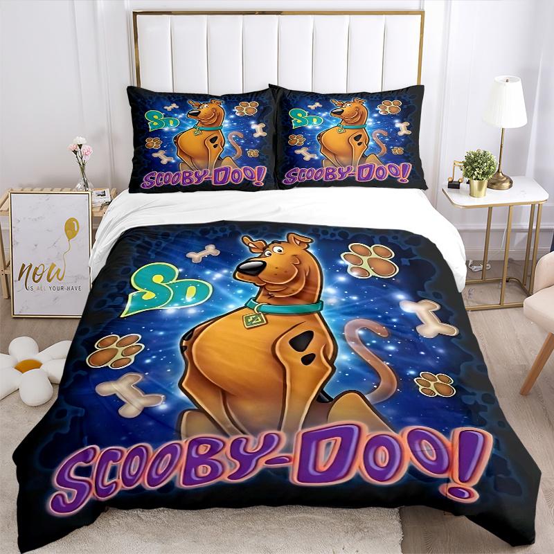 3pcs Animated Scooby Doo Character Bedding Set - Includes 1 Quilt Cover and 2 Pillowcases, Comfortable Bedding with Stylish Design for Bedro 155x200cm
3pcs Animated Scooby Doo Character Bedding Set - Includes 1 Quilt Cover and 2 Pillowcases, Comfortable Bedding with Stylish Design for Bedro 155x200cm