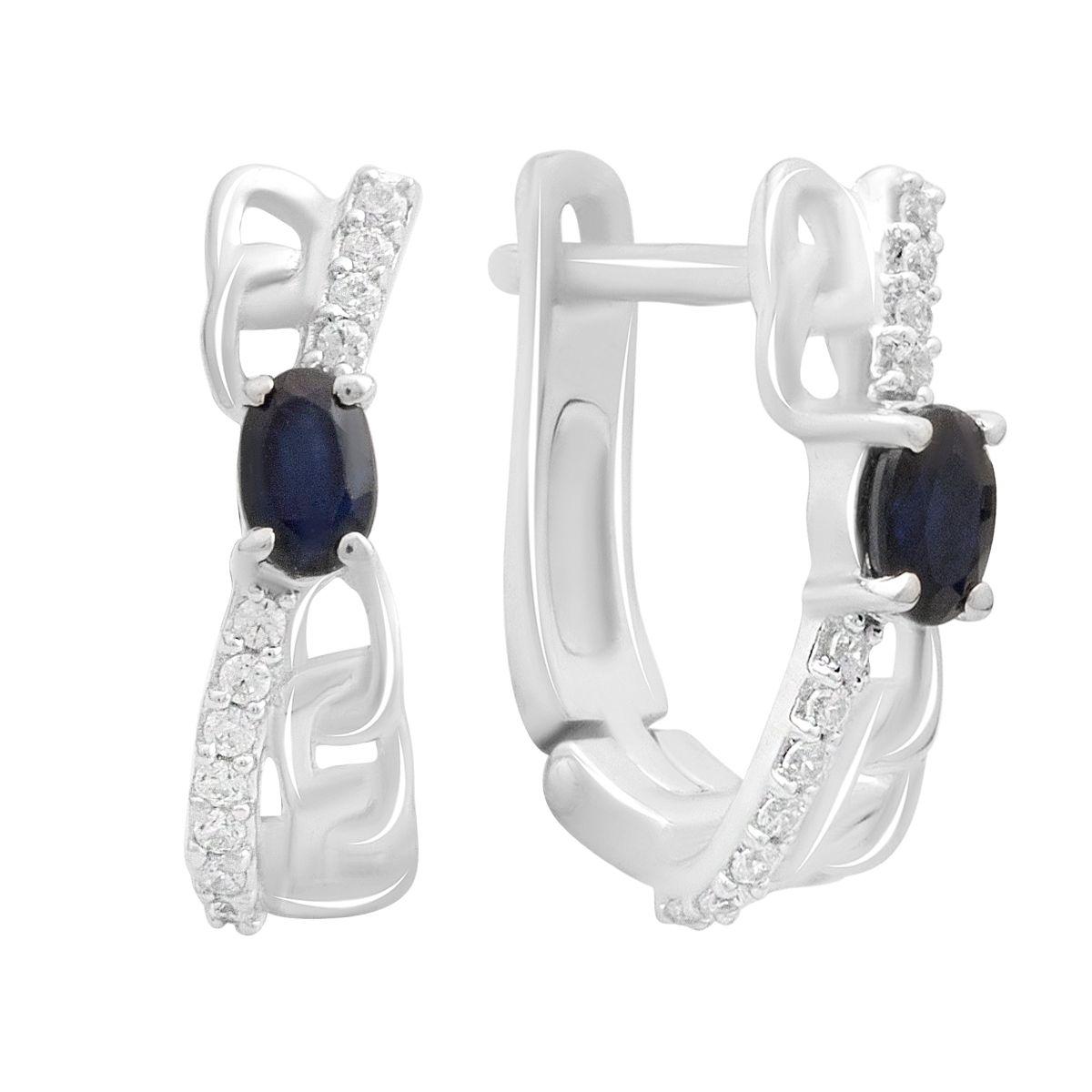 Серебряные серьги с натуральным сапфиром 1.072ct, фианитами (2180982) сапфіровий
Серебряные серьги с натуральным сапфиром 1.072ct, фианитами (2180982) сапфіровий