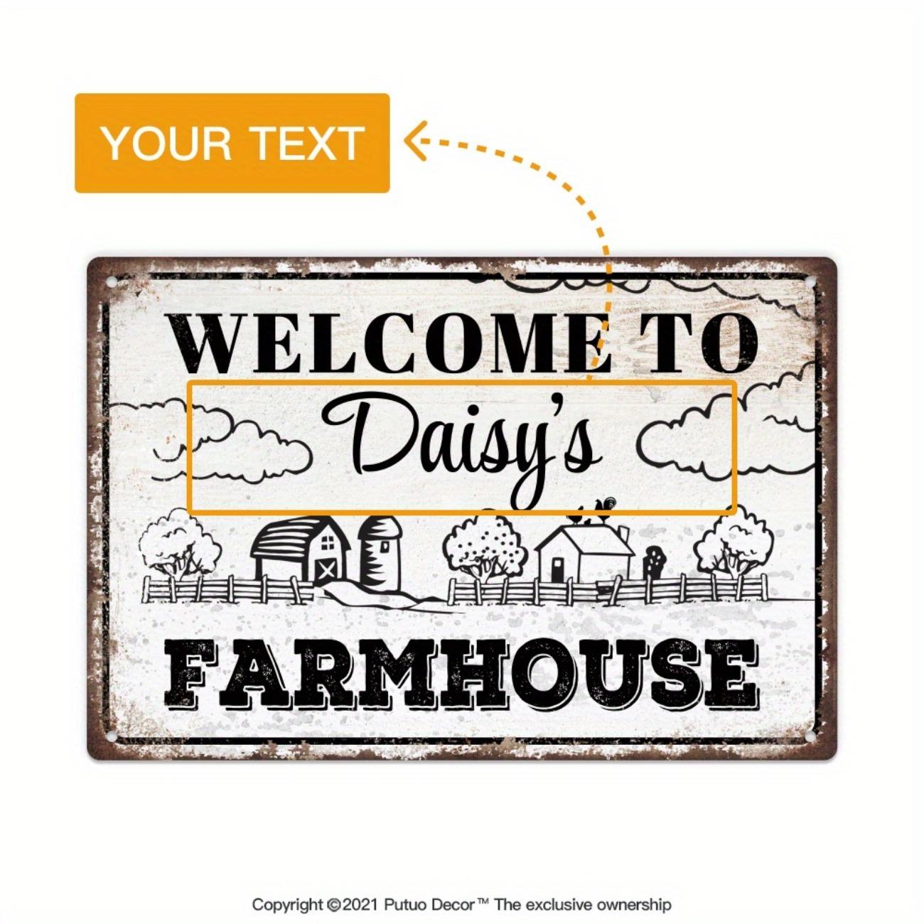 1pc Daisy Farmhouse Metal Sign Custom Text Home Decor Weather Resistant Tin Sign Wall Art Retro Plaque Man Cave Bar Garage білий
1pc Daisy Farmhouse Metal Sign Custom Text Home Decor Weather Resistant Tin Sign Wall Art Retro Plaque Man Cave Bar Garage білий