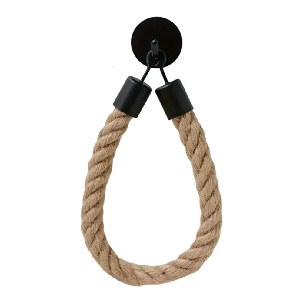 Винтажный держатель для туалетной бумаги из пеньковой веревки, ретро настенная стойка для салфеток, органайзер для хранения в ванной комнате, декор без сверления
Винтажный держатель для туалетной бумаги из пеньковой веревки, ретро настенная стойка для салфеток, органайзер для хранения в ванной комнате, декор без сверления