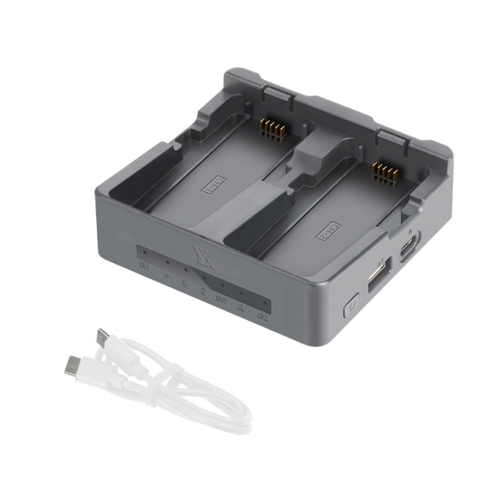 New Two-Ways Battery Charger Portable Fast Charging Battery Charger Box Charging Case for DJI NEO 2 Drone Accessories сірий
New Two-Ways Battery Charger Portable Fast Charging Battery Charger Box Charging Case for DJI NEO 2 Drone Accessories сірий