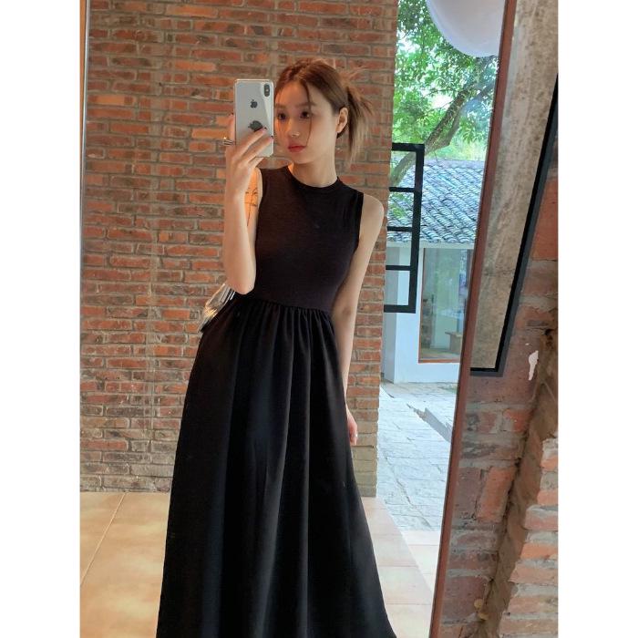 Hepburn Style Black Sleeveless Summer Dress: Elegant, Waist-Cinching, Slimming Long Camisole Skirt for Women Large чёрный
Hepburn Style Black Sleeveless Summer Dress: Elegant, Waist-Cinching, Slimming Long Camisole Skirt for Women Large чёрный