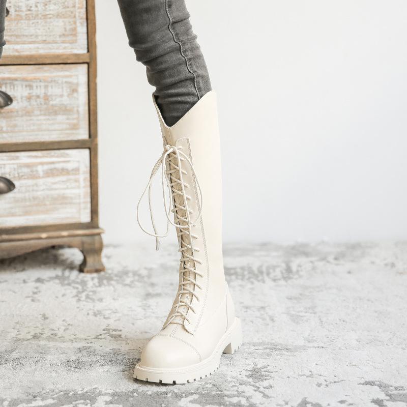 Рыцарские ботинки женские осенне-зимние одинарные ботинки на шнуровке ботинки из мягкой кожи ботинки Мартина толстая подошва ботфорты женские 35
Рыцарские ботинки женские осенне-зимние одинарные ботинки на шнуровке ботинки из мягкой кожи ботинки Мартина толстая подошва ботфорты женские 35