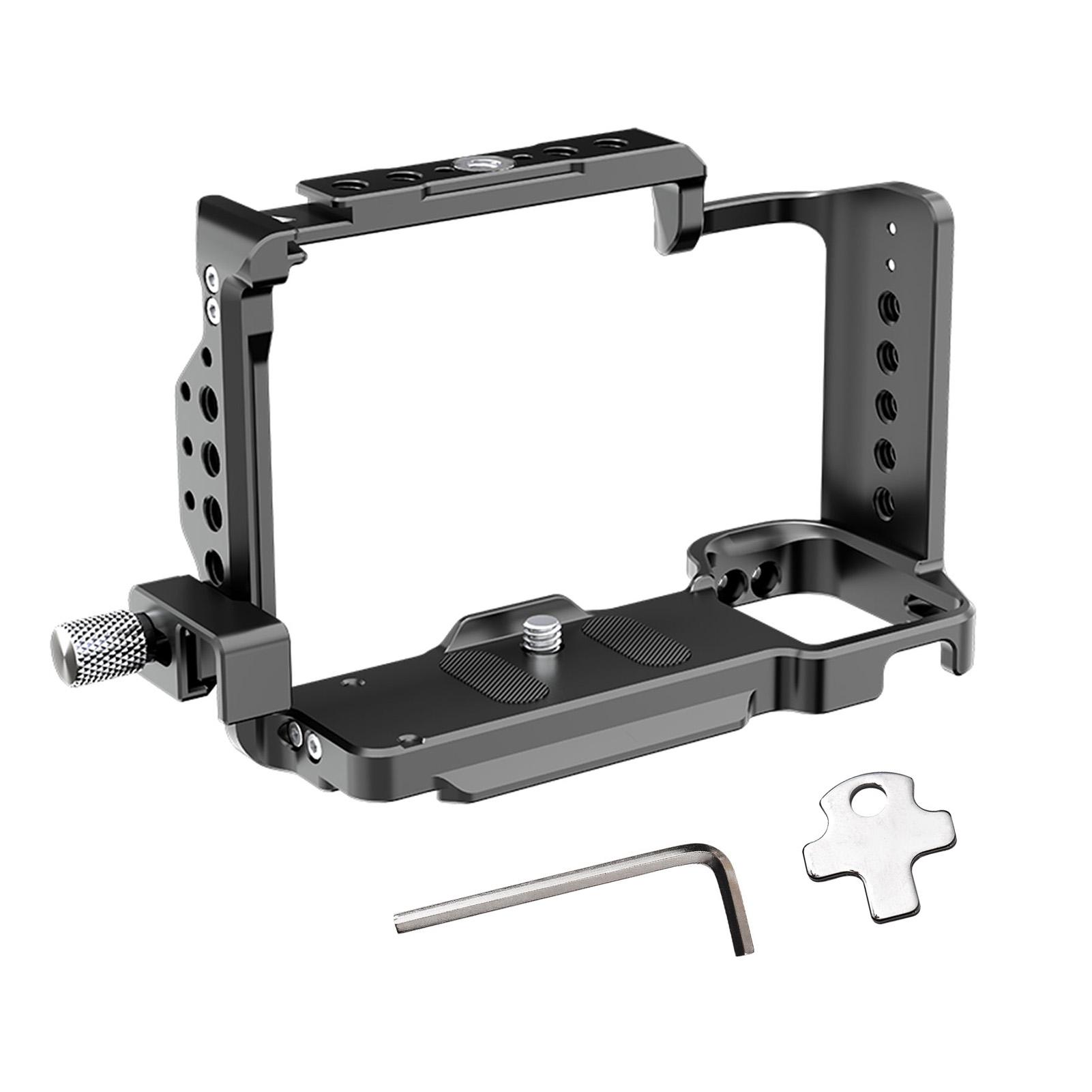Poyinco JN-098 Camera Video Cage Camera Cage Aluminum Alloy with Cold Shoe Mounts 1/4 Inch Threads чёрный
Poyinco JN-098 Camera Video Cage Camera Cage Aluminum Alloy with Cold Shoe Mounts 1/4 Inch Threads чёрный