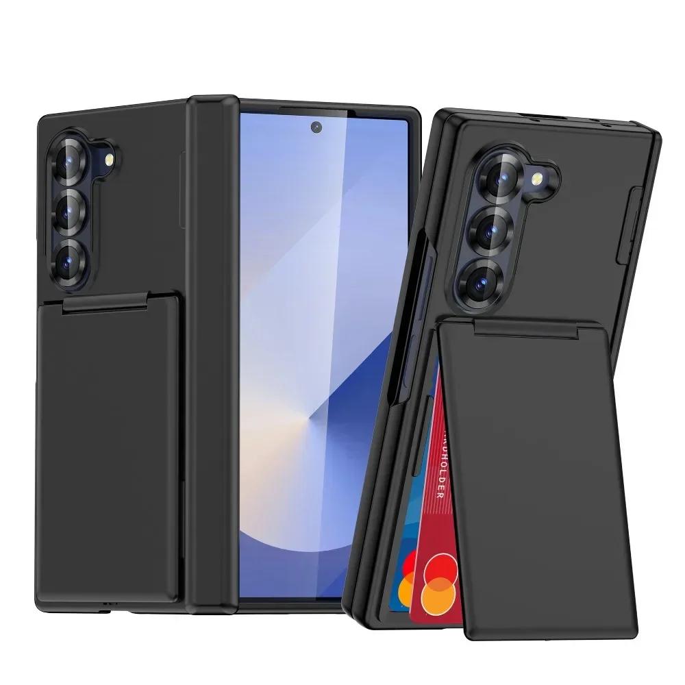 Luxury Flip Kickstand Phone Case For Samsung Galaxy Z Fold 7 6 Fold7 Fold6 5G Folding Bracket Matte Cover with Card Holder Galaxy Z Fold7 чёрный
Luxury Flip Kickstand Phone Case For Samsung Galaxy Z Fold 7 6 Fold7 Fold6 5G Folding Bracket Matte Cover with Card Holder Galaxy Z Fold7 чёрный